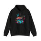 "Graffiti Oversized Hoodie" - Pullover Hooded Sweatshirts Long Sleeve