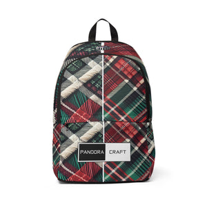 "Tartan Trekker" - Laptop Backpack Rucksack Bag for Men Women, Water Resistant