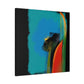 "Balanced Abstractions" - Framed Canvas Print Colourful Wall Art