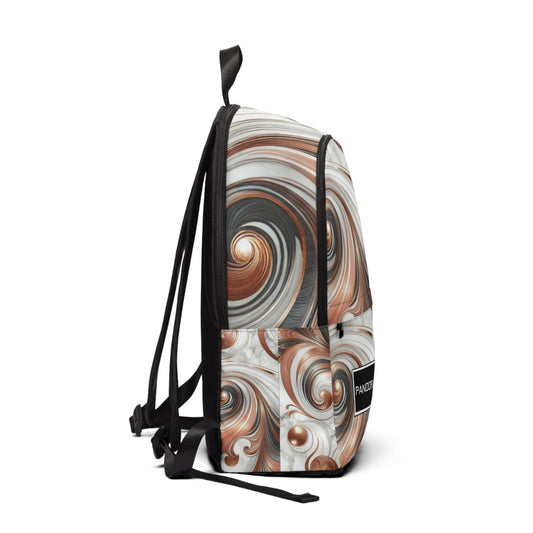 "Rosé Swirl Pack" - Laptop Backpack Rucksack Bag for Men Women, Water Resistant