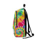 "Rainbow Swirl Pack" - Laptop Backpack Rucksack Bag for Men Women, Water Resistant