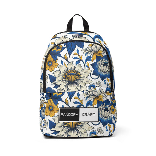 Floral Fusion Backpack - Laptop Backpack Rucksack Bag for Men Women, Water Resistant