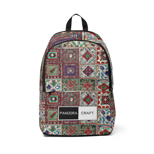 "Tile Visions" - Laptop Backpack Rucksack Bag for Men Women, Water Resistant