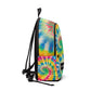 "Rainbow Swirl Pack" - Laptop Backpack Rucksack Bag for Men Women, Water Resistant