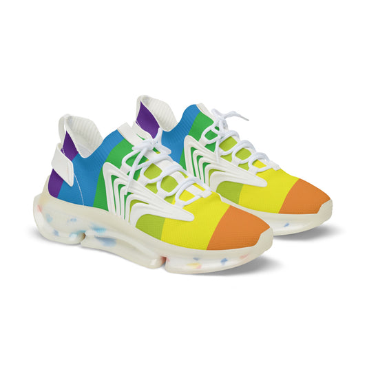 "Stride in Style with the Rainbow Rush: A Bold and Vibrant Gradient Sneaker for the Modern Athlete" - Shoes Athletic Tennis Sneakers Sports Walking Shoes