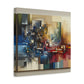 "Equilibrium Expressions" - Framed Canvas Print Colourful Wall Art