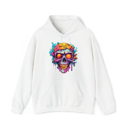 "Graffiti Chic Hoodie" - Pullover Hooded Sweatshirts Long Sleeve