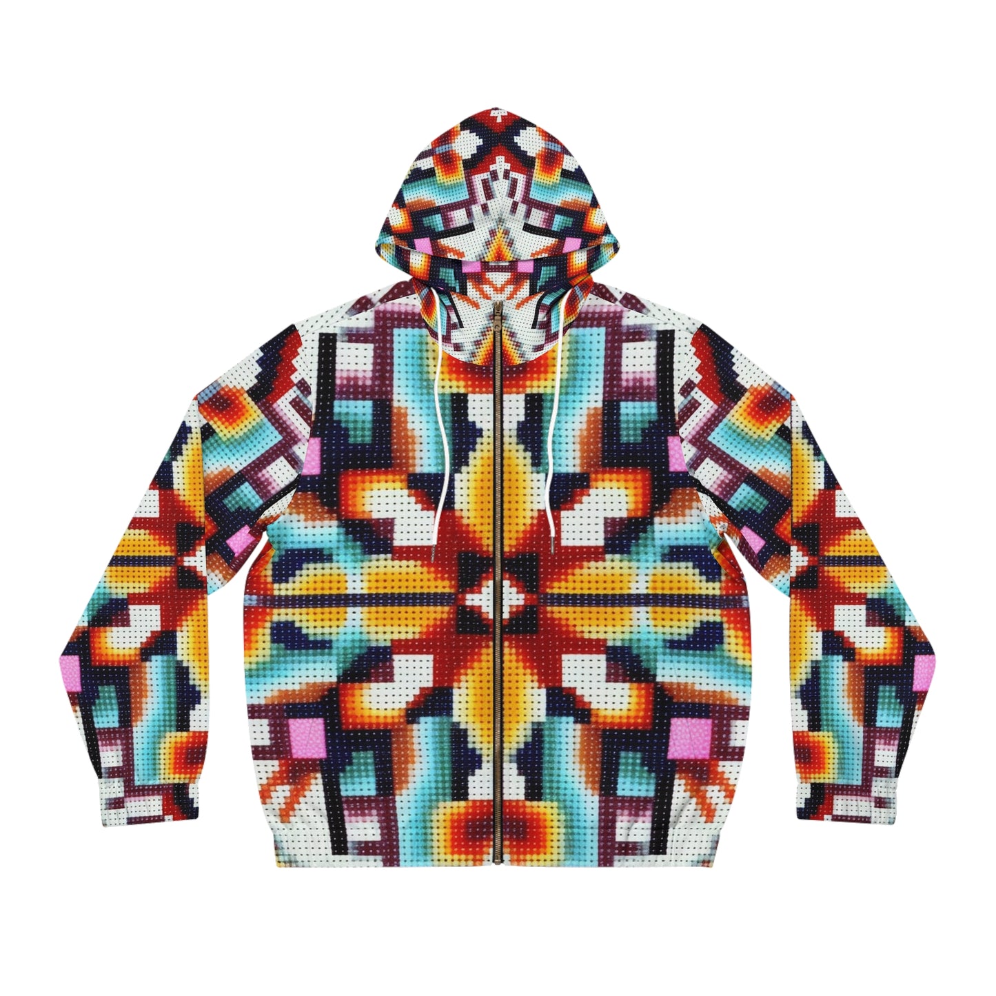 "Pattern Pop Cozy Hoodie"