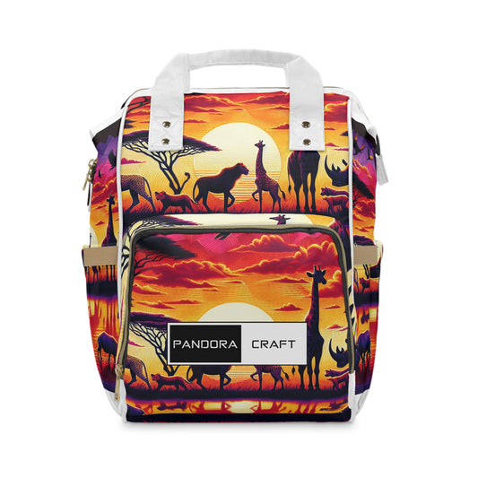 "Wild Sunset Pack" - Laptop Backpack Rucksack Bag for Men Women, Water Resistant