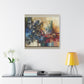 "Equilibrium Expressions" - Framed Canvas Print Colourful Wall Art