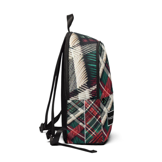 "Tartan Trekker" - Laptop Backpack Rucksack Bag for Men Women, Water Resistant