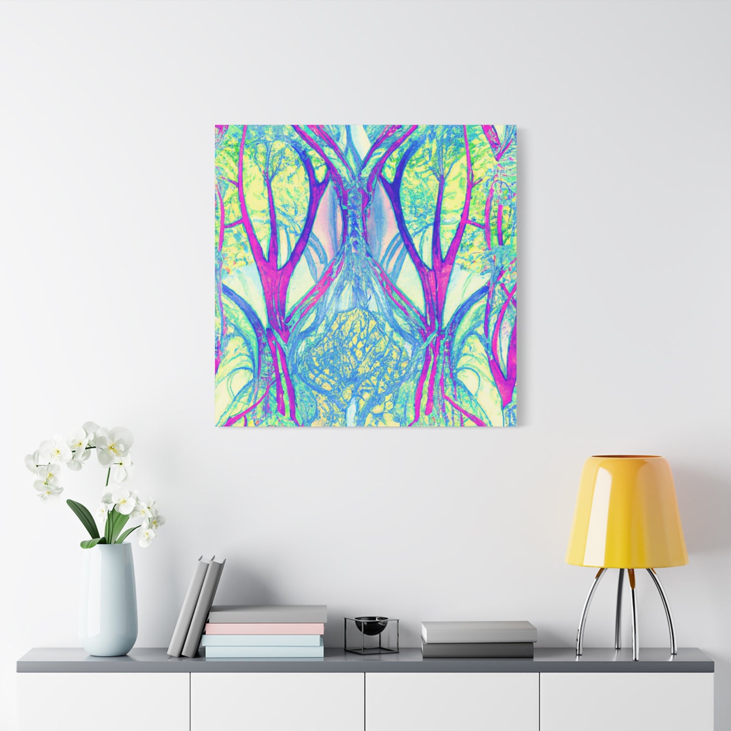 Mystic Frost Forest - Canvas