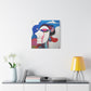 "Emotive Abstraction" - Framed Canvas Print Colourful Wall Art