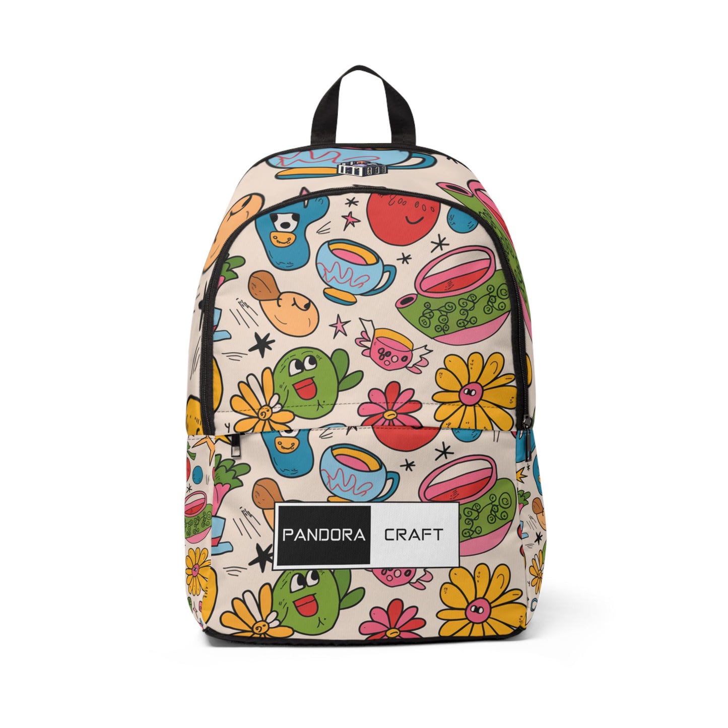 Doodle Delight - Laptop Backpack Rucksack Bag for Men Women, Water Resistant