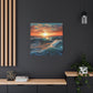 "Oceanic Vibes" - Framed Canvas Print Colourful Wall Art