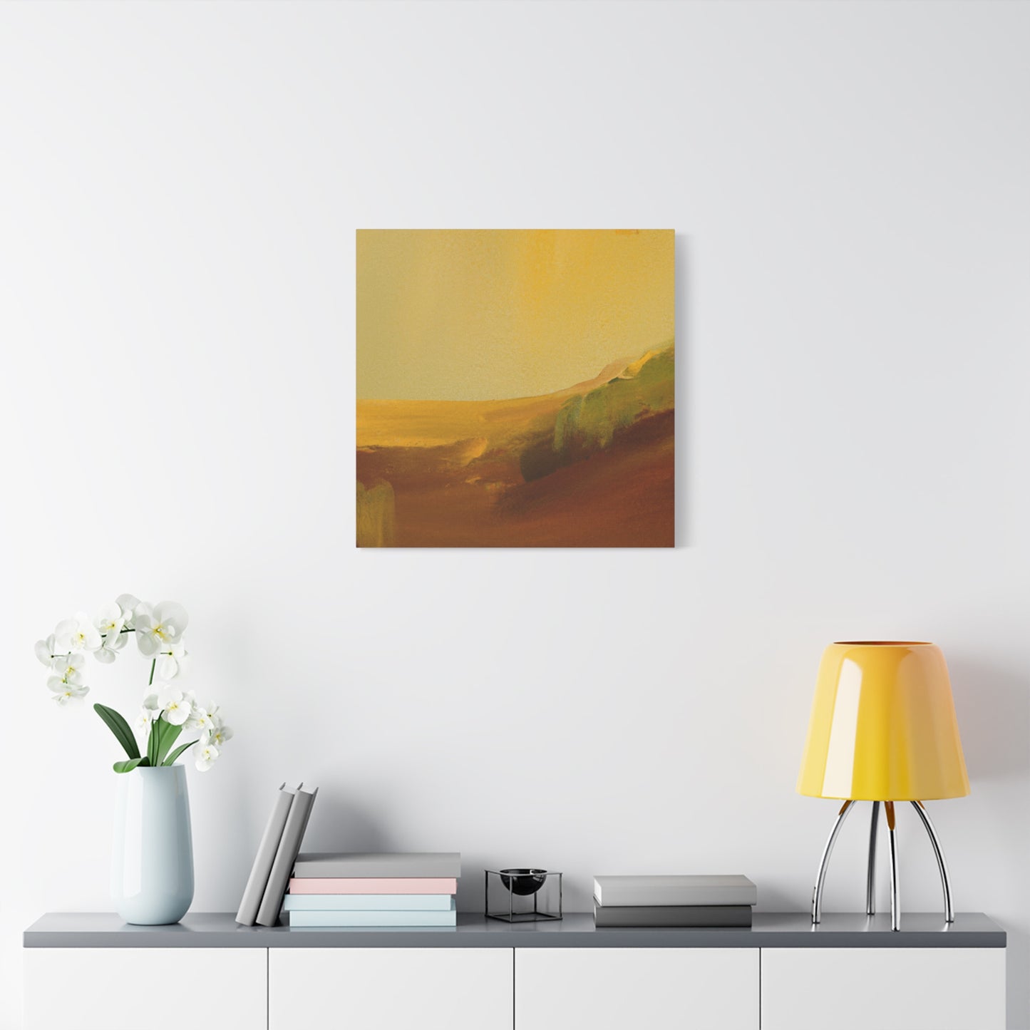 Warm Abstract Vista - Canvas