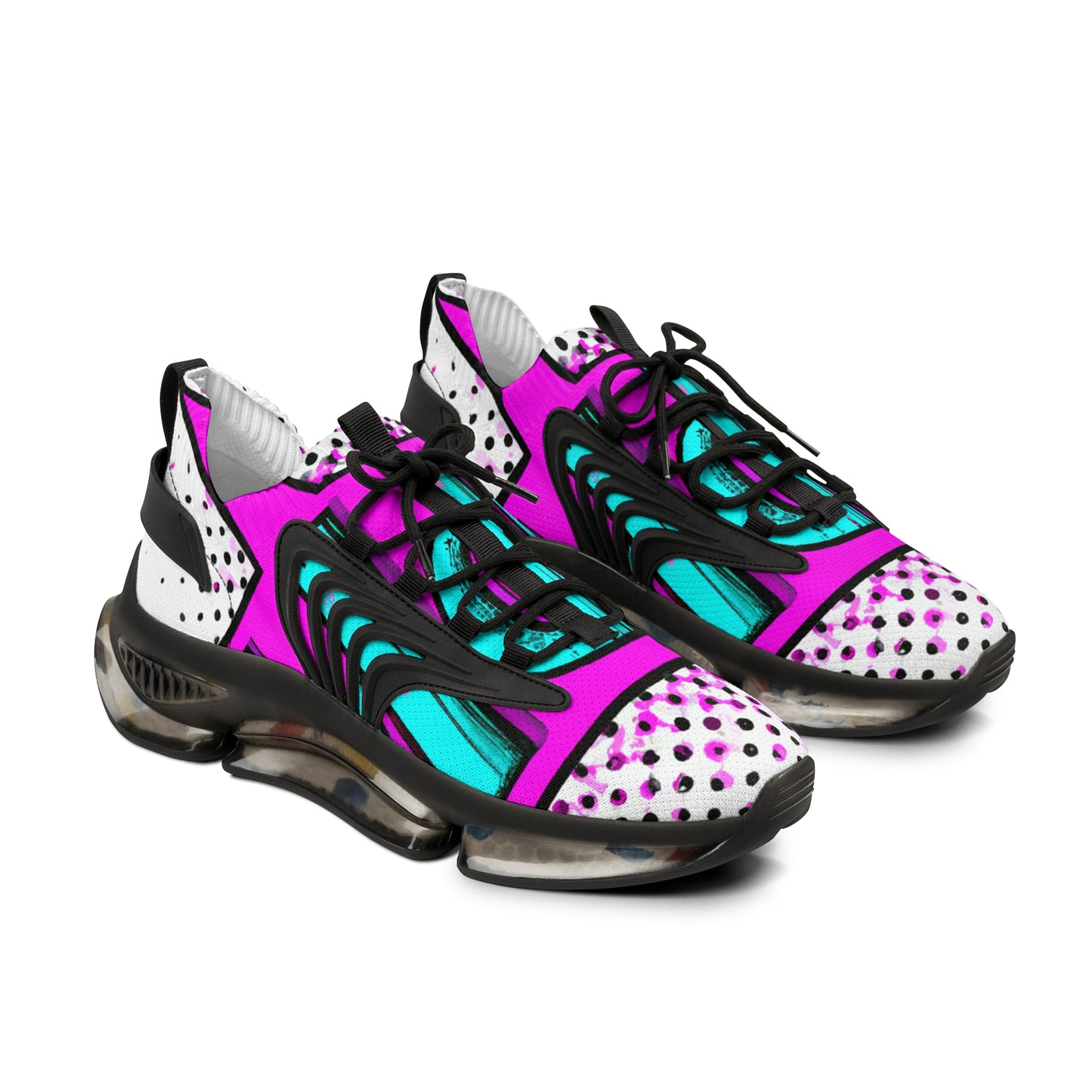 "Pop Art Punch: The Ultimate Playful Sneaker for Bold Athletes! - Featuring Vibrant Graphics and Quirky Phrases for a Striking On-Field Style!" - Shoes Athletic Tennis Sneakers Sports Walking Shoes