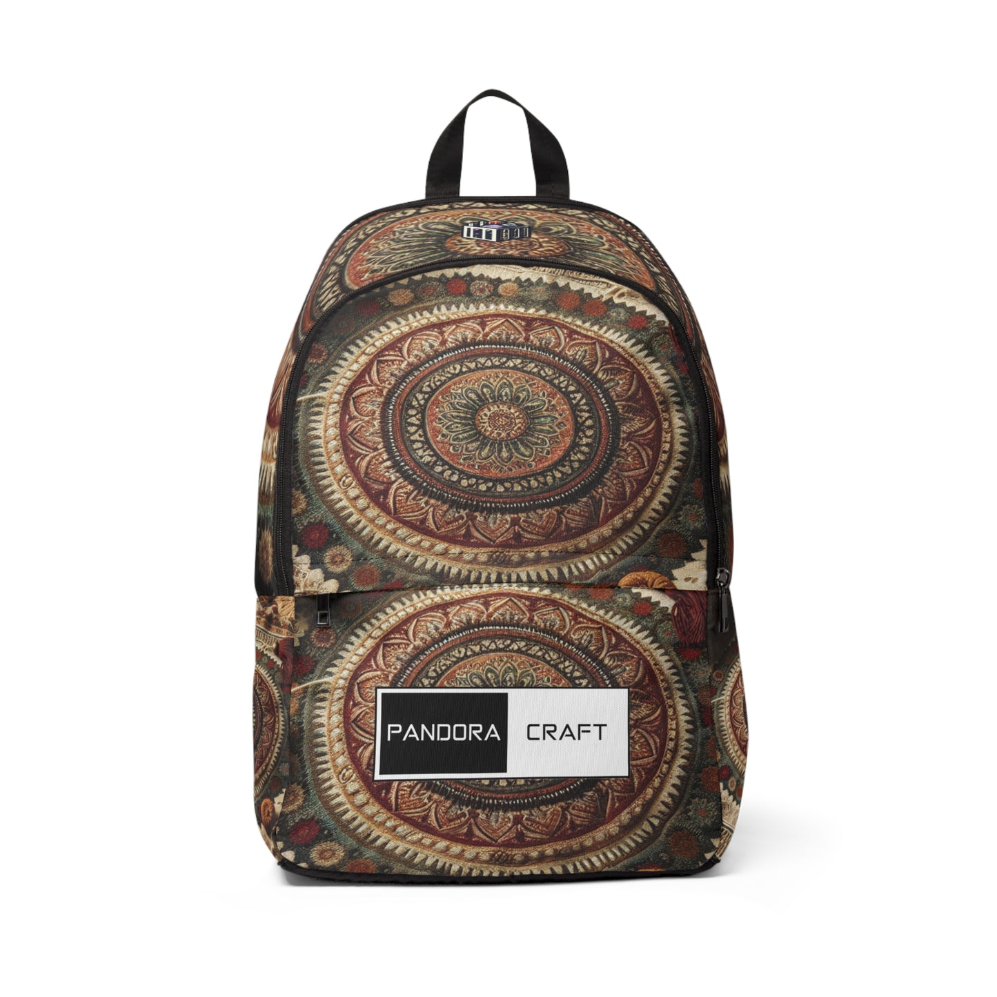 Mandala Tassel Pack - Laptop Backpack Rucksack Bag for Men Women, Water Resistant