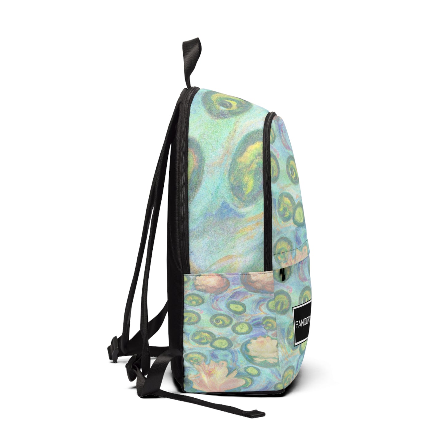 "Watercolor Lily Belle" - Laptop Backpack Rucksack Bag for Men Women, Water Resistant