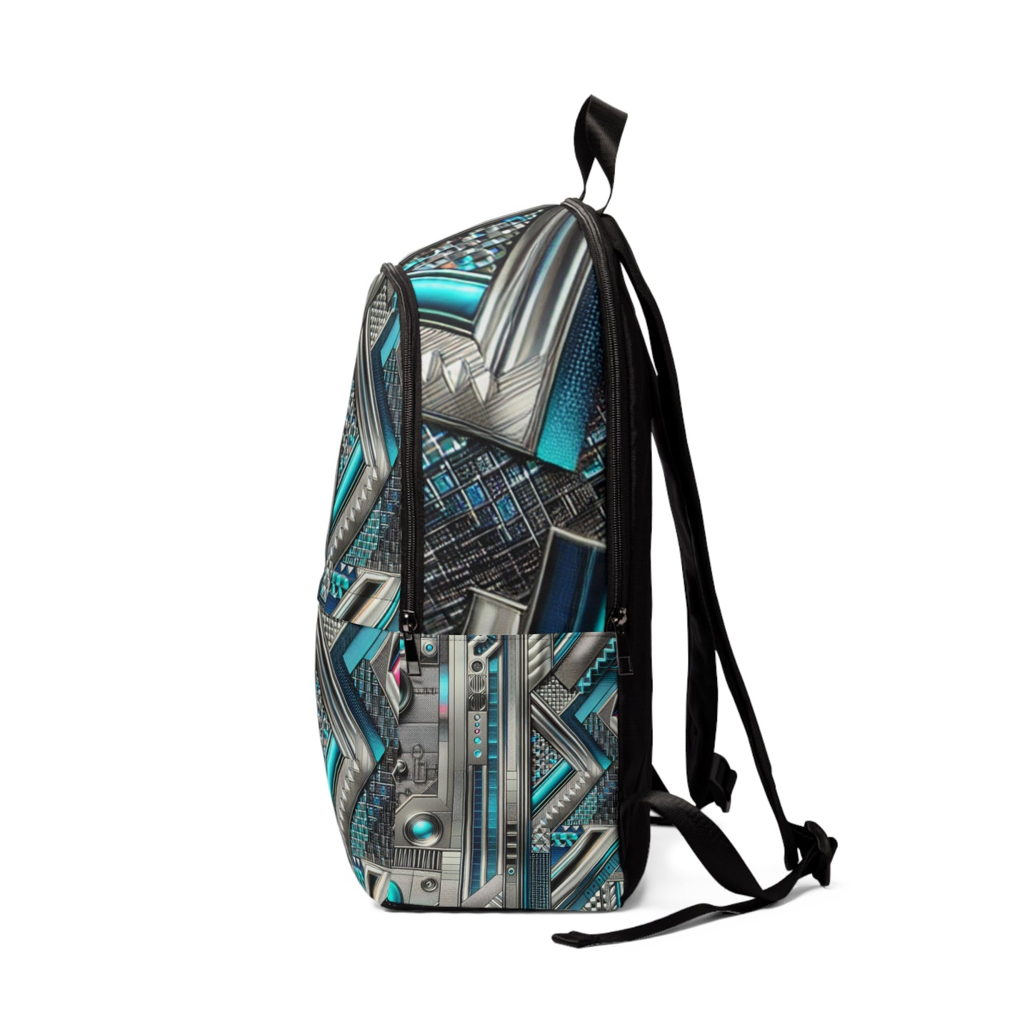 "Silver Blast Pack" - Laptop Backpack Rucksack Bag for Men Women, Water Resistent