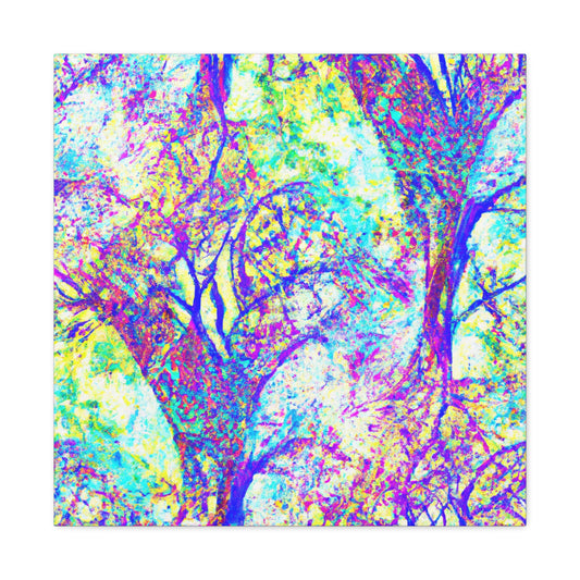 Enchanted Winter Forest. - Canvas