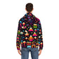 "Pixel Arcade Coat" - Hoodies 3d Print Jupers with Pockets Long Sleeve