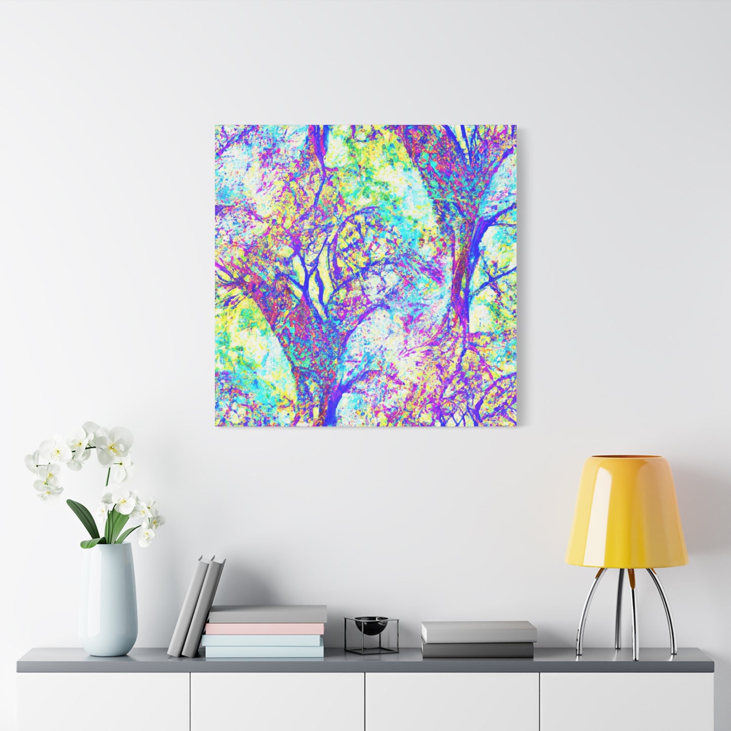 Enchanted Winter Forest. - Canvas