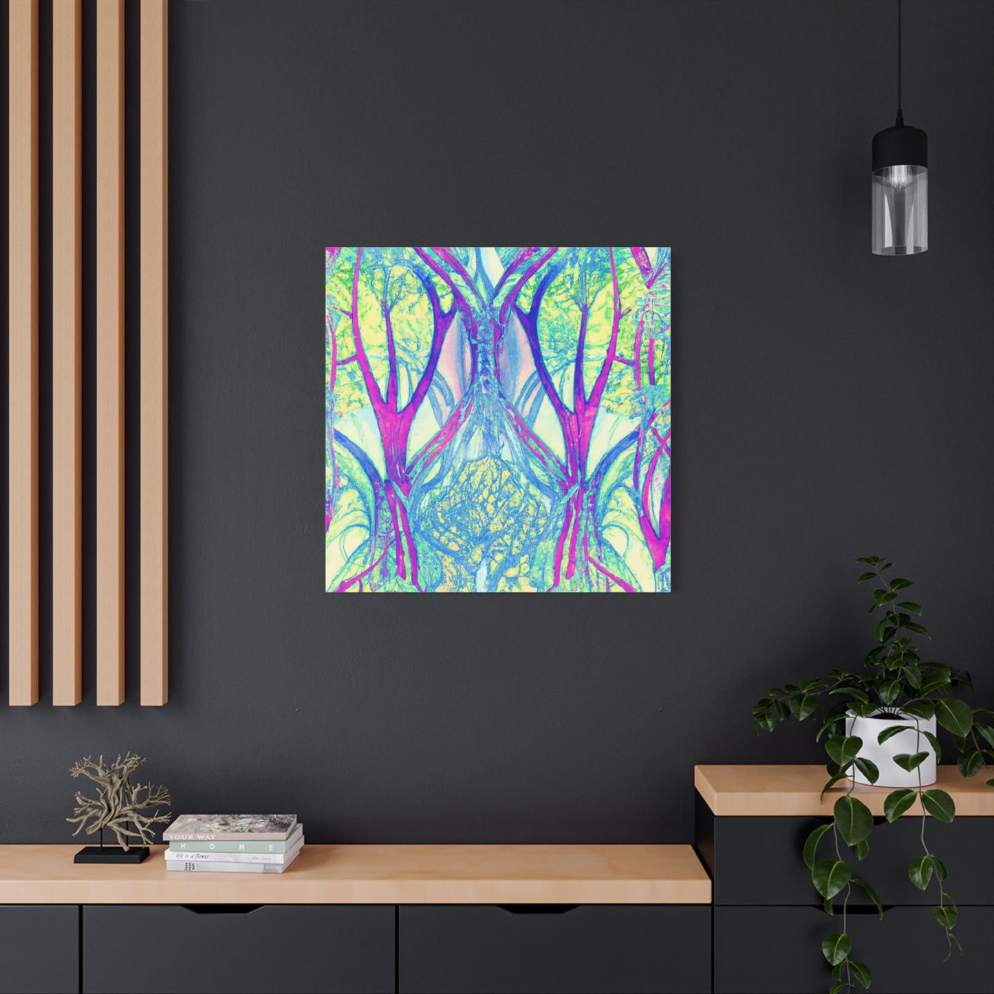 Mystic Frost Forest - Canvas