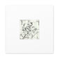 "Monochromatic Geometry" - Framed Canvas Print Colourful Wall Art