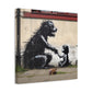 AI Banksy Fusion - Canvas