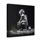 AI Banksy Fusion - Canvas