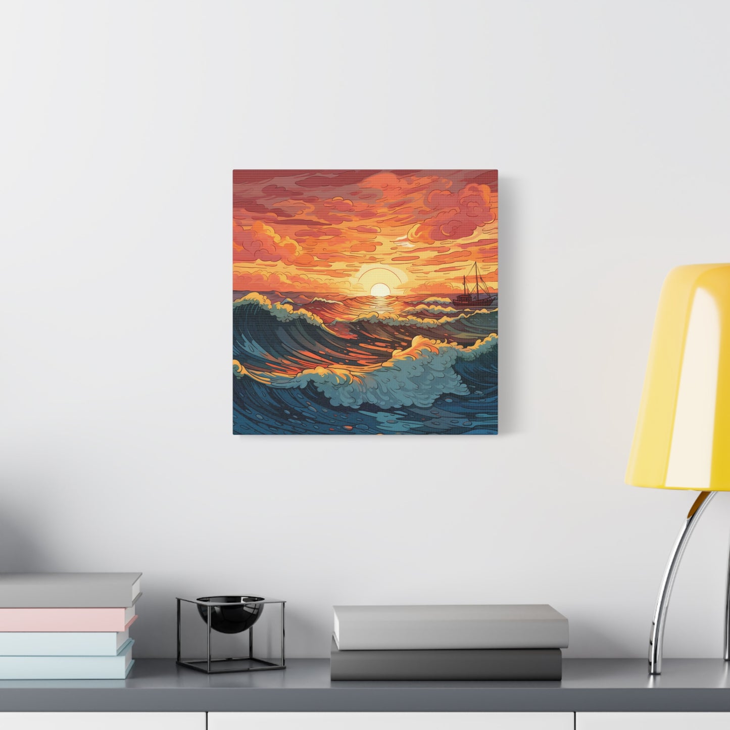 Sea Wave Art - Canvas