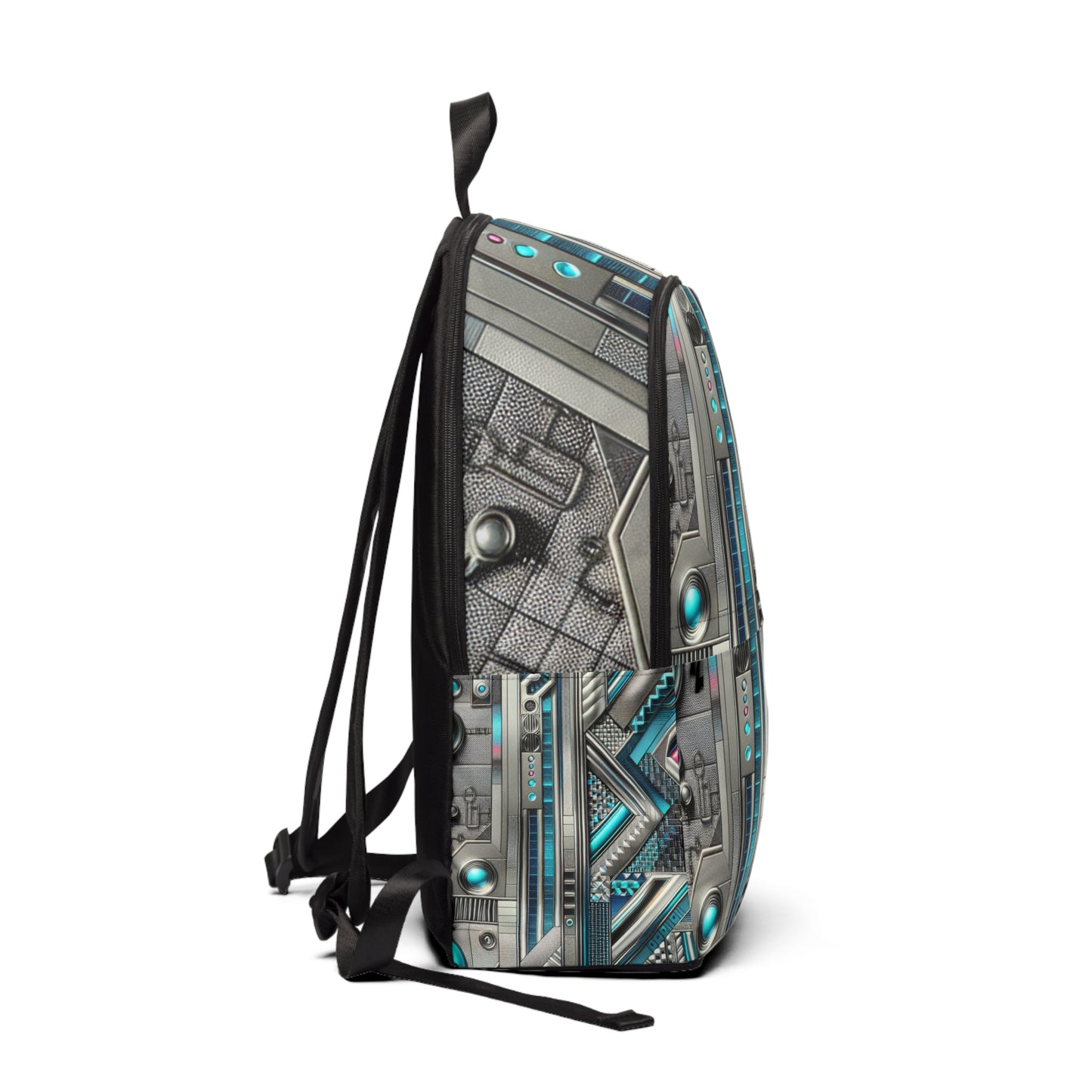 "Silver Blast Pack" - Laptop Backpack Rucksack Bag for Men Women, Water Resistent