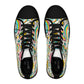 "Playful Kicks: A Charming High-Top Sneaker featuring a Whimsical Smiley Pattern" - High Top Trainers Fashion Sneakers