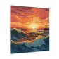 Sea Wave Art - Canvas