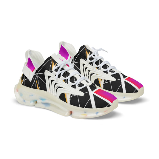 "Neon Nights: The Retro 80s Inspired Sneaker for Bold and Bright Athletes" - Shoes Athletic Tennis Sneakers Sports Walking Shoes