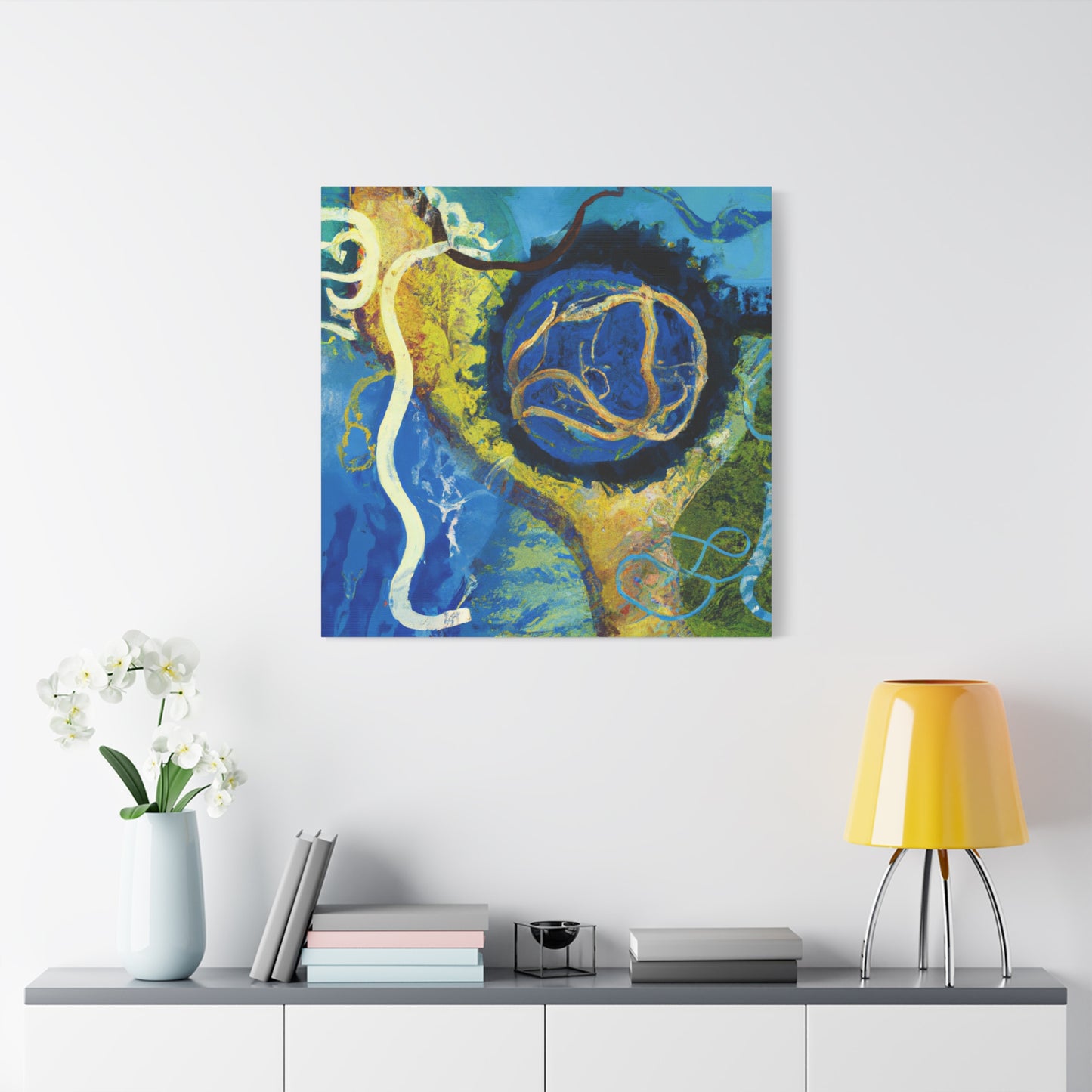 Serene Aquasphere - Canvas