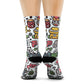 "Emojicute Crew Socks: Express Your Personality with Adorable Patterns!" - Men and Women Crew Socks Combed Athletic Sports Casual Classic