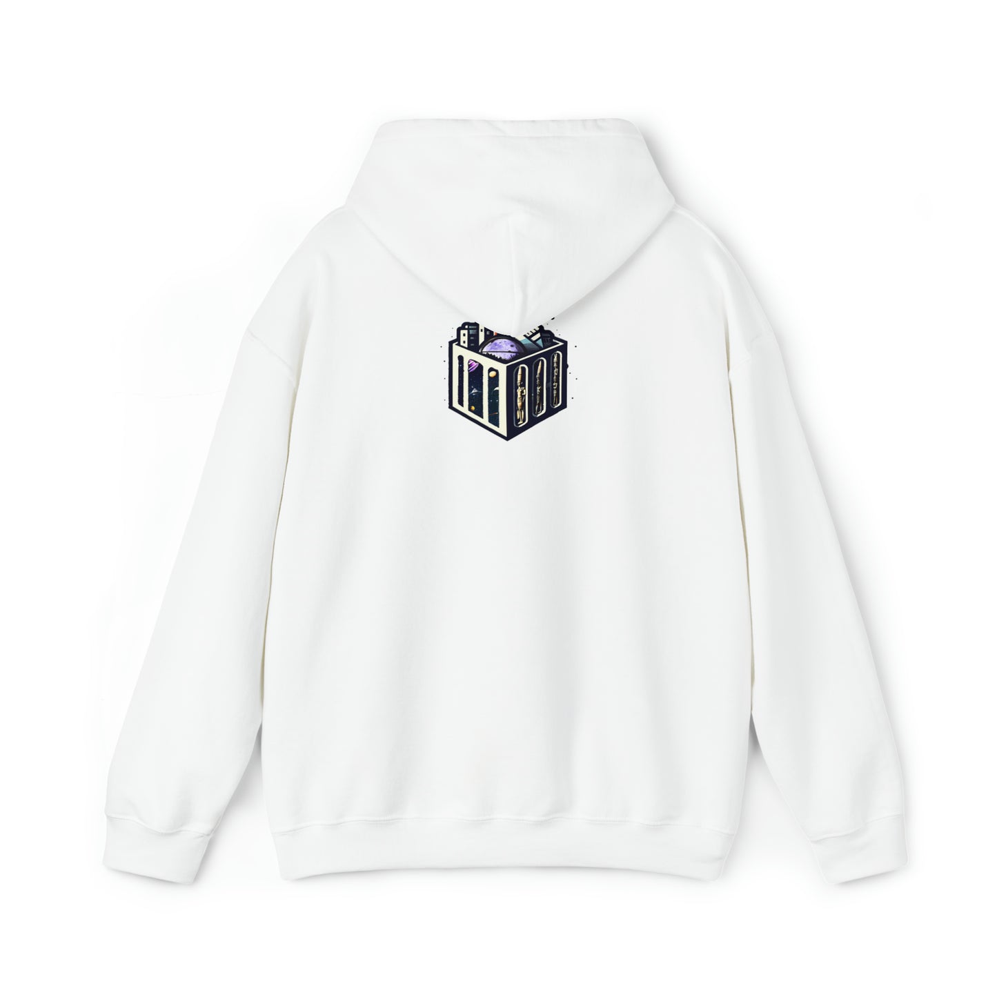 "Graffiti-Cozy Hoodie" - Pullover Hooded Sweatshirts Long Sleeve