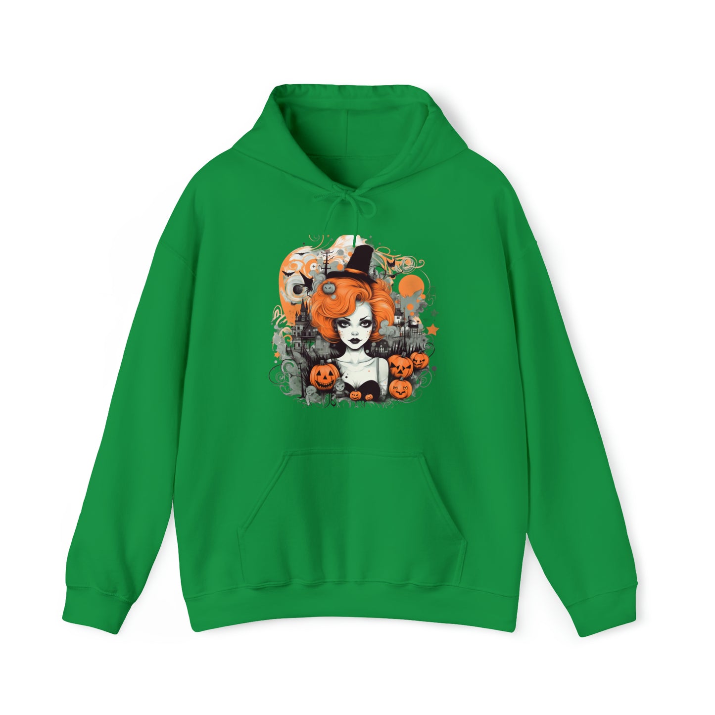 "Spooky Cozy Hoodie" - Pullover Hooded Sweatshirts Long Sleeve