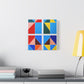 Geometric Triad Art - Canvas