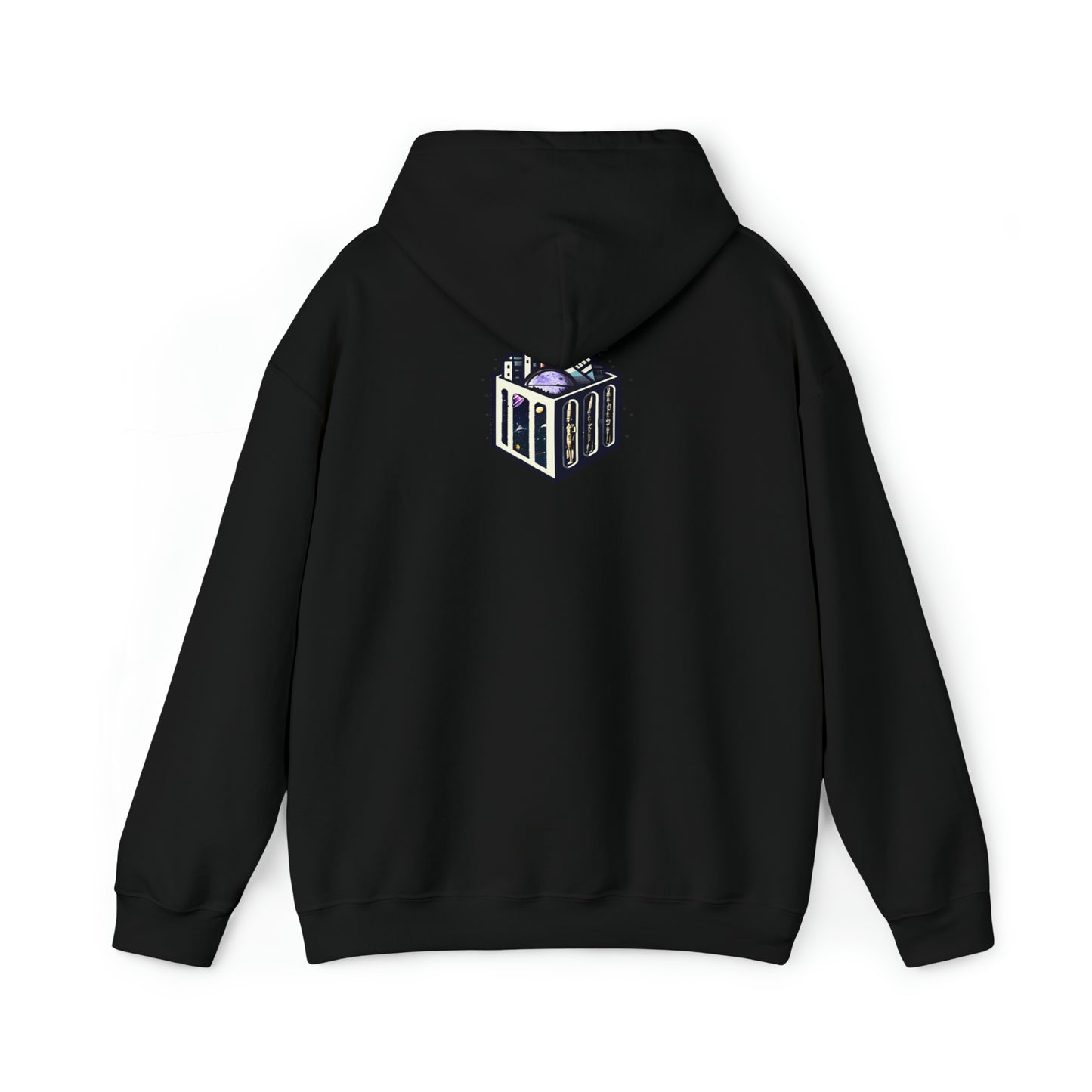 "Graffiti-Cozy Hoodie" - Pullover Hooded Sweatshirts Long Sleeve