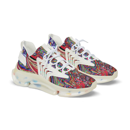 "Paisley Jewel Run: The Vibrant Sneaker with a Touch of Elegance" - Shoes Athletic Tennis Sneakers Sports Walking Shoes