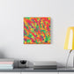 "Vibrant Office Art" - Framed Canvas Print Colourful Wall Art