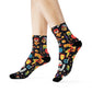 "Emoji Madness: Playful Crew Socks with Adorable Patterns!" - Men and Women Crew Socks Combed Athletic Sports Casual Classic