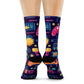 "Emoji-tastic Crew Socks: Adorable Designs for Every Mood!" - Men and Women Crew Socks Combed Athletic Sports Casual Classic