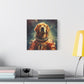 "Galactic Pet Print" - Framed Canvas Print Colourful Wall Art