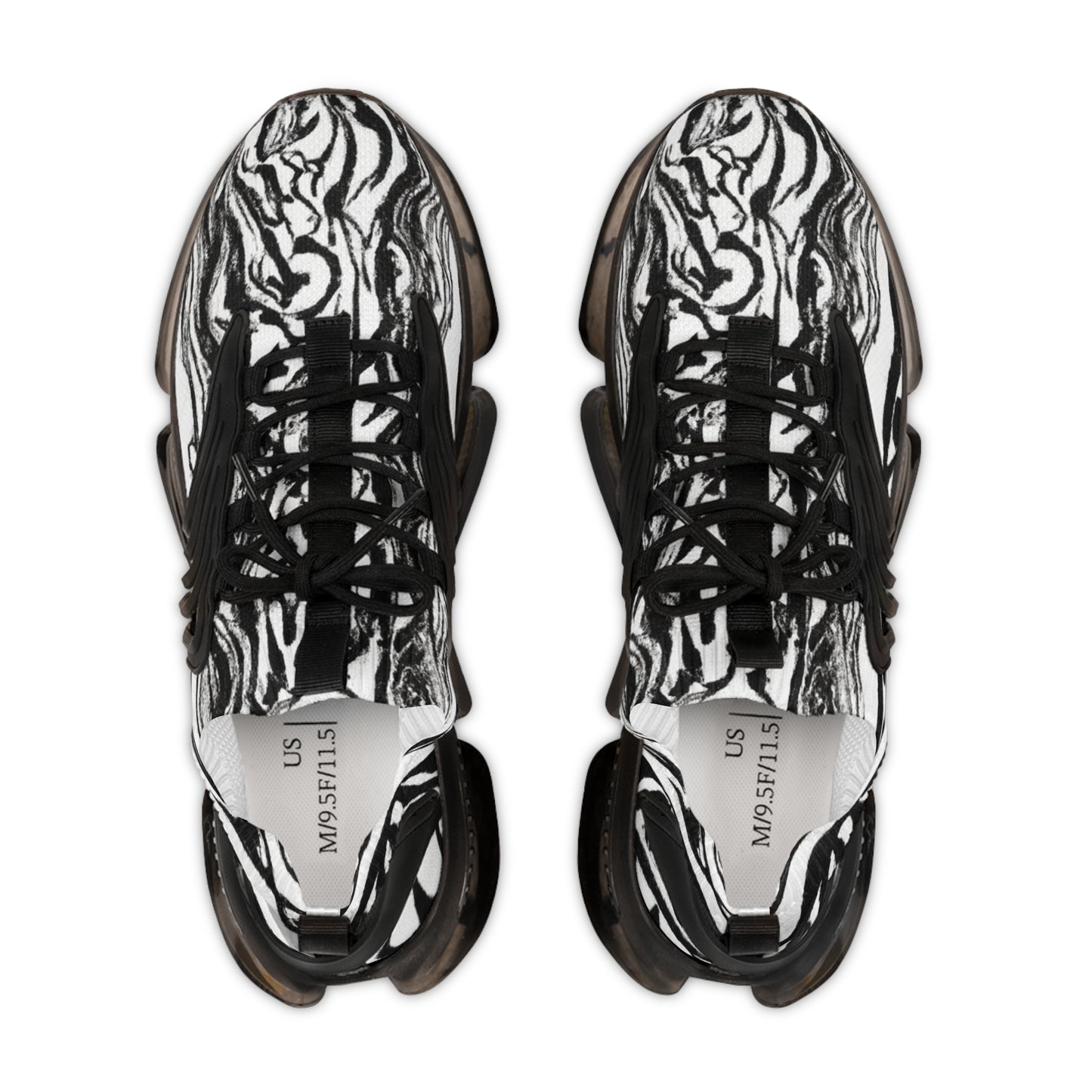 "Introducing the MonoTribal Runner: A Bold Fusion of Tribal Designs and Monochromatic Performance for the Ultimate Athletic Sneaker Experience!" - Shoes Athletic Tennis Sneakers Sports Walking Shoes