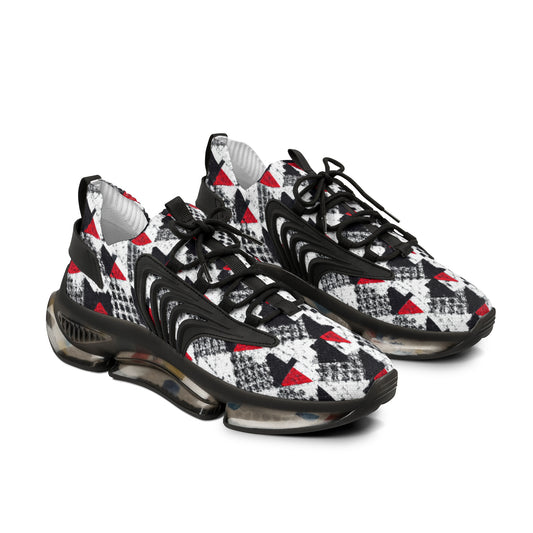 "Introducing the Ultimate Fusion: Houndstooth Havoc Sneakers - The Perfect Blend of Timeless Pattern and Contemporary Style!" - Shoes Athletic Tennis Sneakers Sports Walking Shoes