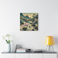 "Tranquil Oasis Print" - Framed Canvas Print Colourful Wall Art